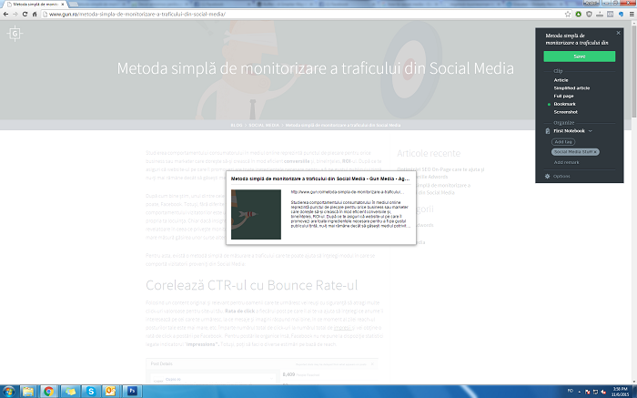 Evernote Social Media
